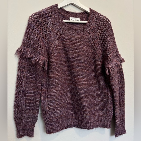 Heartloom Plum Knit Sweater - Picture 1 of 7